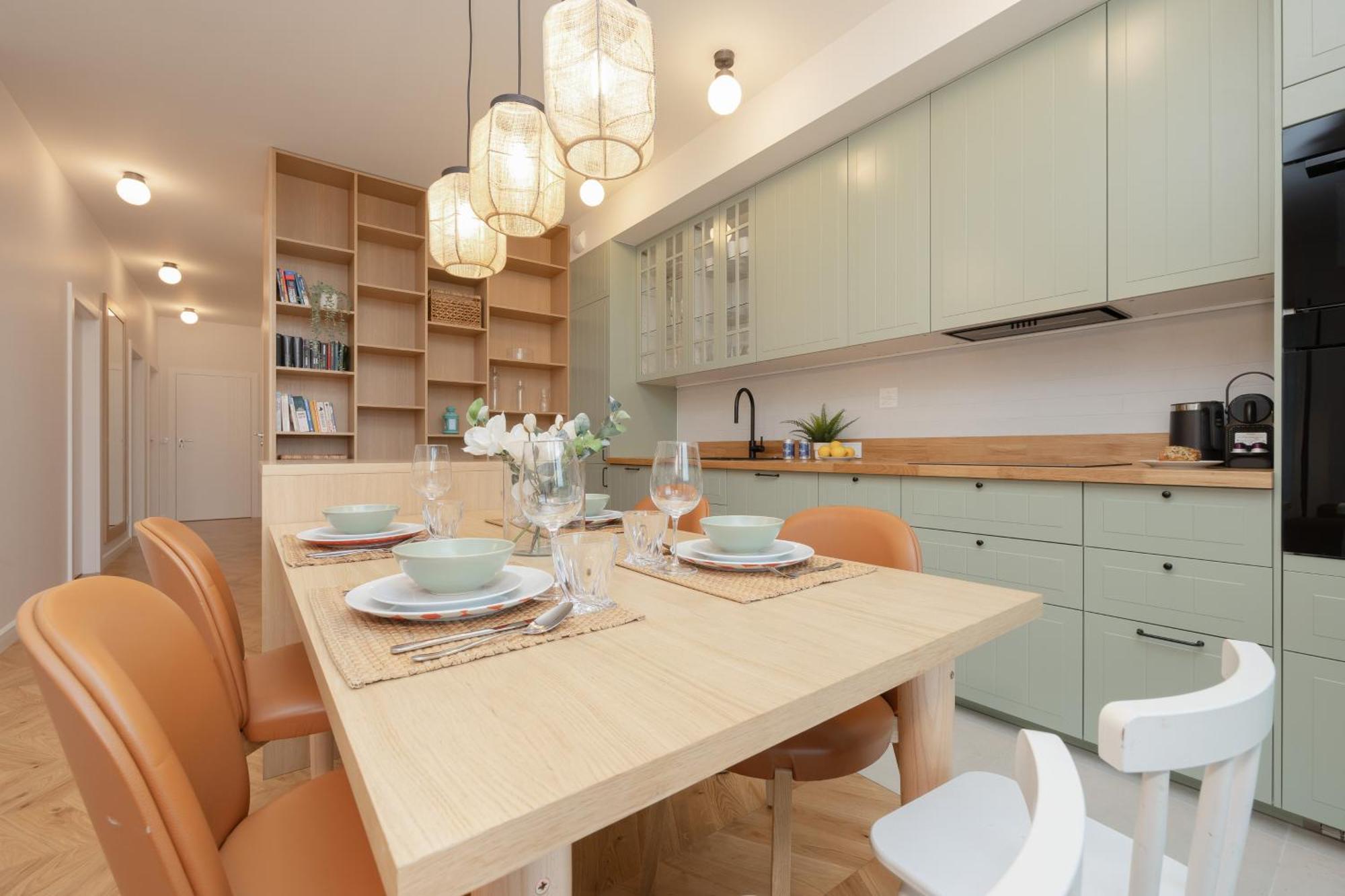 Appartement Lux Pastel Oasis Family With Parking & Gym By Renters Prestige Warschau