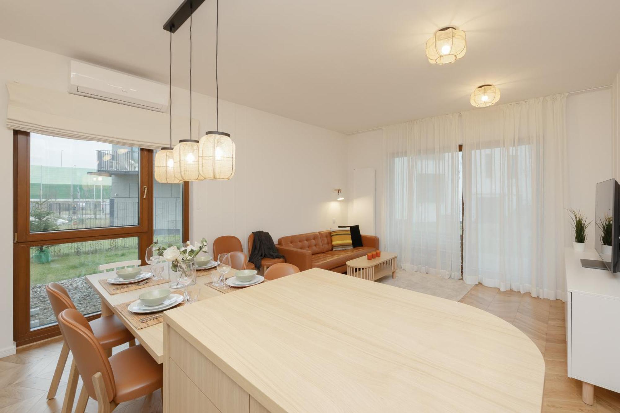 Lux Pastel Oasis Family With Parking & Gym By Renters Prestige Butas Warsaw
